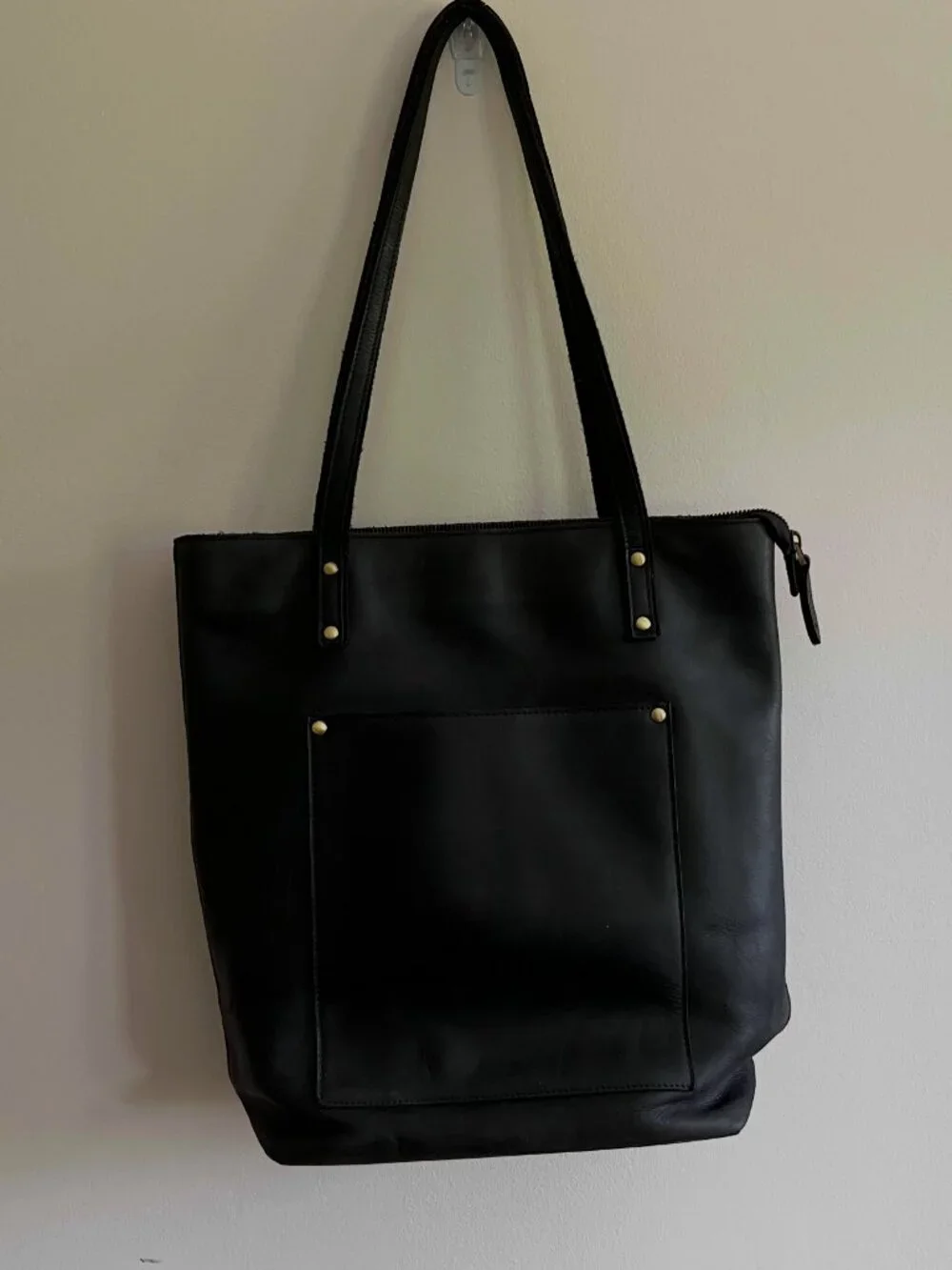 S-Zone Leather Laptop Tote - GUC